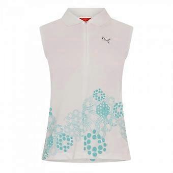 Puma Womens/Ladies Graphic Print Half Zip Polo Shirt