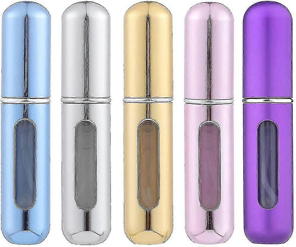 5 Pcs Perfume Atomizer Refillable, Mini Portable Spray Bottle, Perfume Atomizer