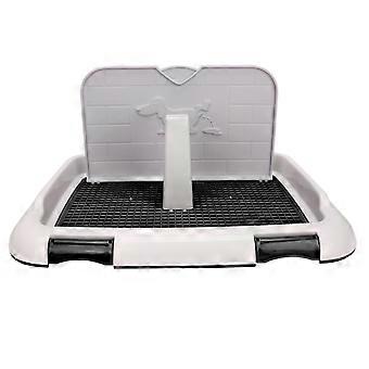 Dog Toilet Indoor Puppy Training Toilet Cat Potty Fence Dog Scheduled Urination Potty TrayBlack
