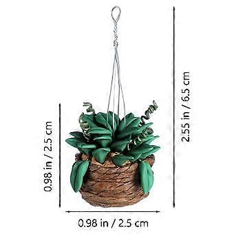 3 st miniatyrprydnadsmöbler små husväxtdekor mini hartsväxtdekor