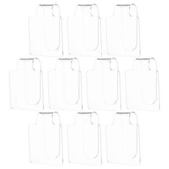 Makeup Blending Palette Acrylic Mixing Tray for Mixing 10Pcs Transparent Handheld