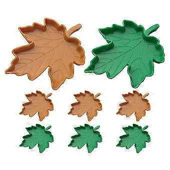 Reptile Water Bowl Leaf-Shaped for Feeding 24Pcs Plastic Feeding Dishes