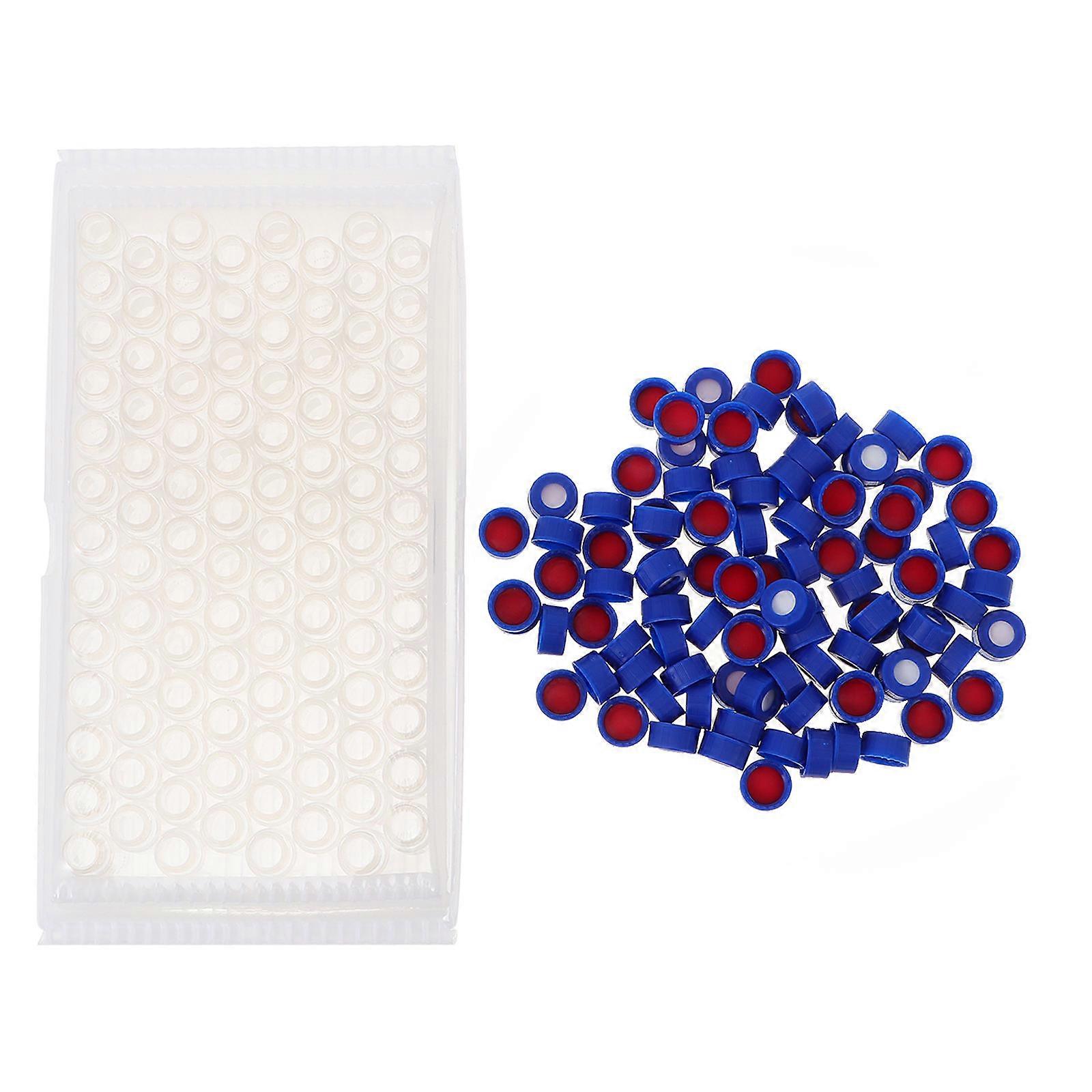100pcs Useful Liquid Sampling Vials Sample Glass Bottles Screw-top Bottles