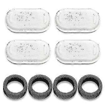 8pcs Katzenwasserbrunnen Filter Hund Brunnen Filter Ersatz kompatibel mit 67oz / 2l Haustier Wasserbrunnen Stai