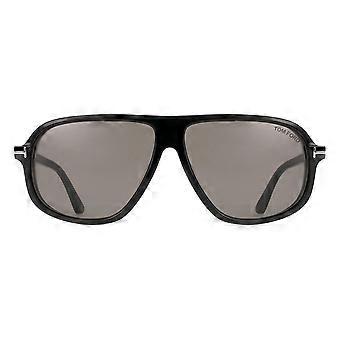 Tom Ford FT1208-N GUILLAUME 01A Full Rim Shiny Black Men Pilot Sunglasses UV3 Original