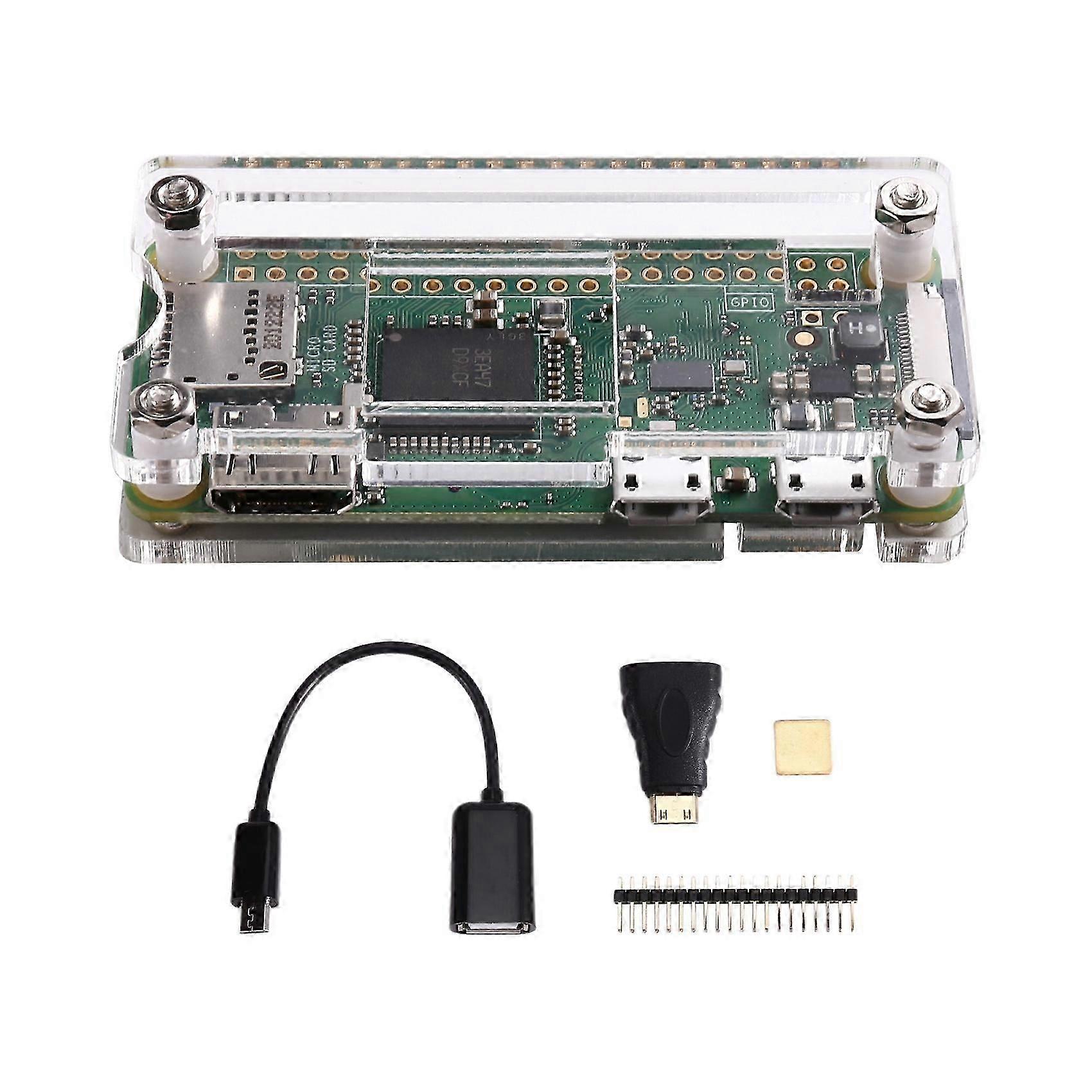 For Raspberry Pi Zero W Development Board with Header Basic Starter Kit (Unwelded) for Beginner Learn Program DIY