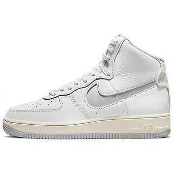 Nike Air Force 1 High Sculpt White Silver Dames DC3590-101