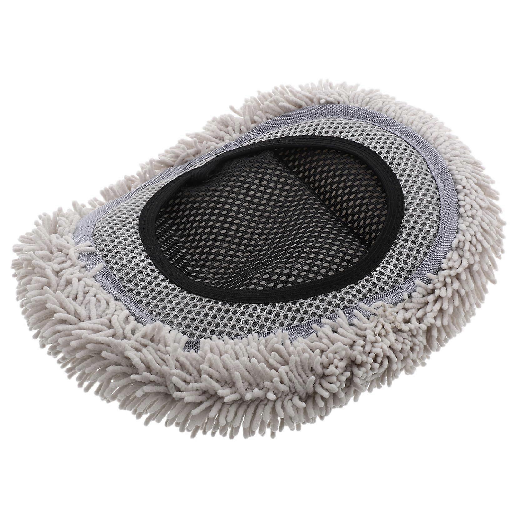 Chenille Microfiber Car Wash Mop Head Replacement, Scratch Soft Brush for Auto Detailing