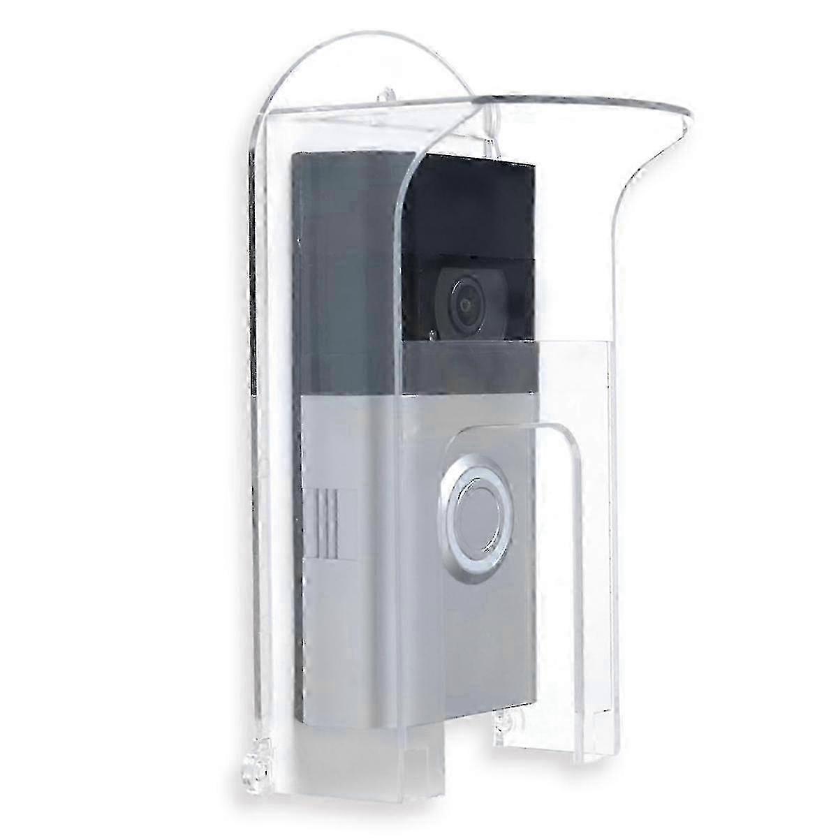 Transparent Plastic Doorbell Rain Cover Suitable compatible with Ring Models Waterproof Protector
