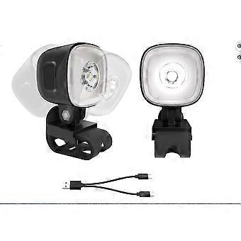 Rechargeable LED Clip-On Headlights 2 Pack, Mini Flashlights for Shoes, Bike, Keychain, Camping, Backpack