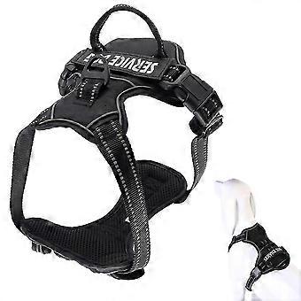 Pet Dog Traction Cord Chest Vest Strap Breathable Mesh Harness with Top Handle ABS Buckle
