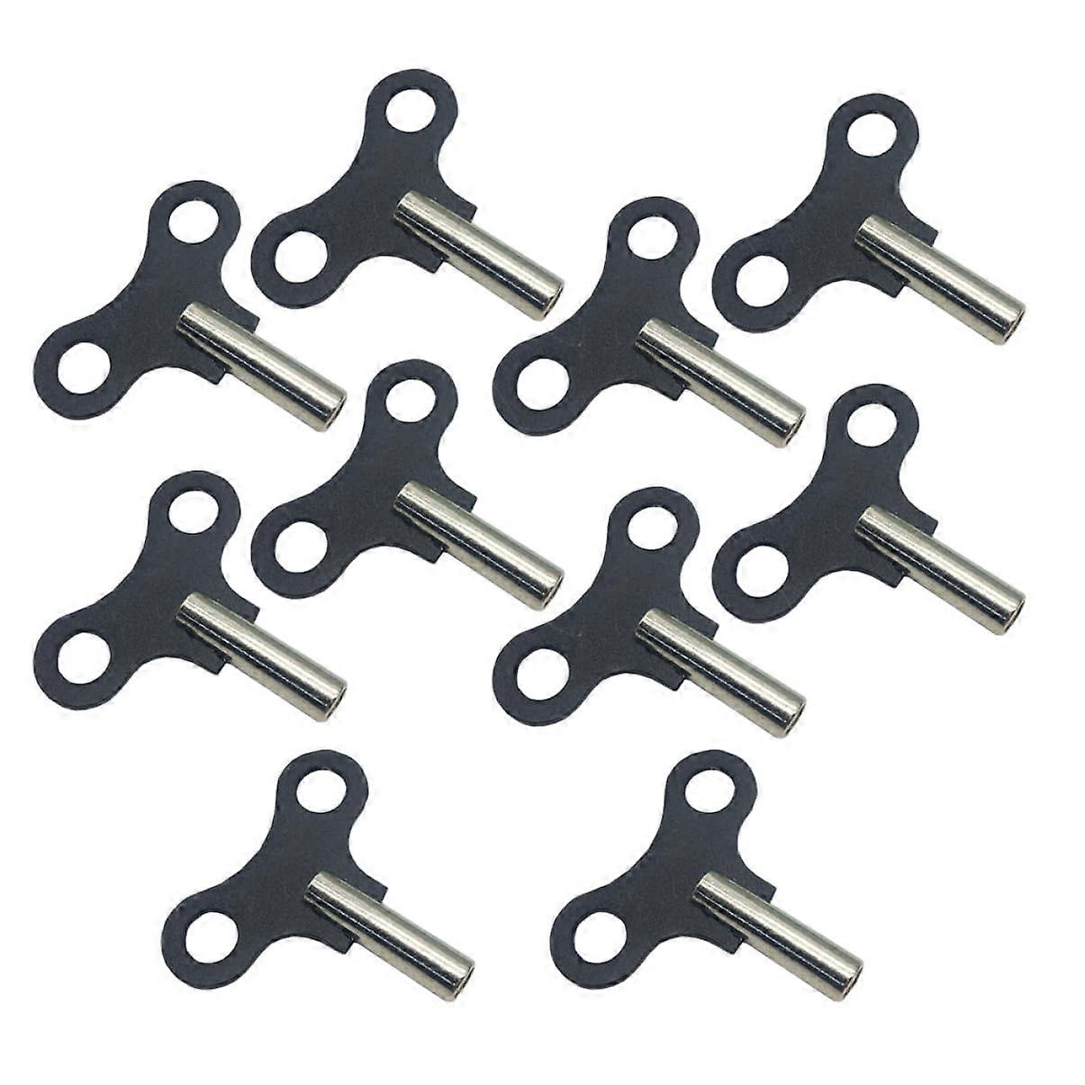 10pcs Clock Winding Key Set Durable Alloy  Tool for Wooden Clocks Easy Insert Remove