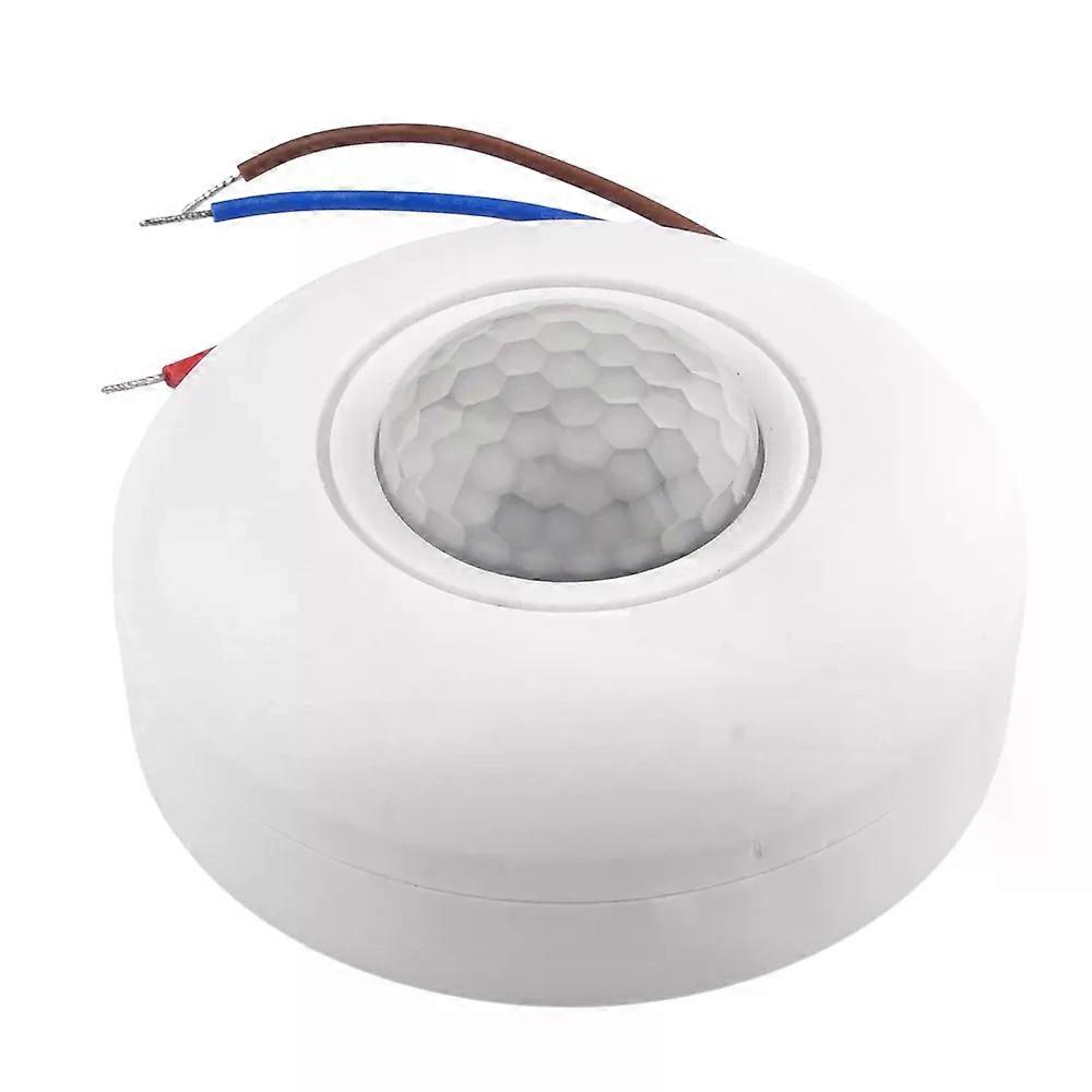 AC 85-265V Infrared PIR Motion Sensor Switch with Time Delay 360 Cone Angle Detecting Induction Sensor For LED Ceiling Light