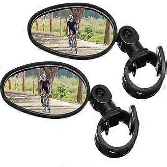 2 Stcke Fahrrad Spiegel 360 Grad Verstellbare Schwenkbare Lenker Spiegel Weitwinkel Fahrrad Spiegel Fahrrad Rckansicht Spiegel Stosicher Acryl Konvexe