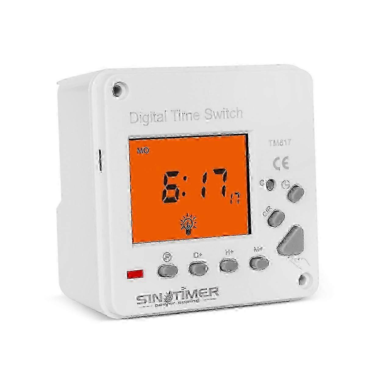 TM617-1 Intelligent Backlight Screen Time Control Switch Timer Panel