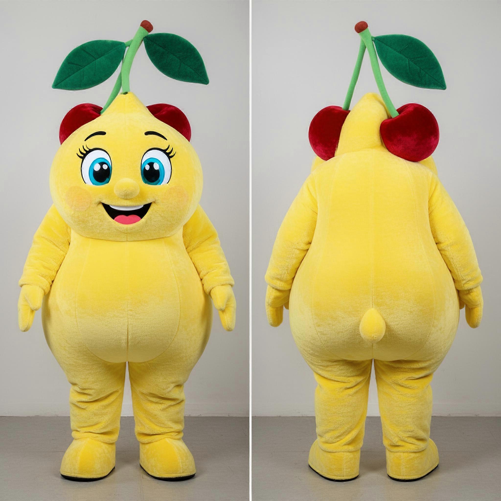 MASTICOT Buttery Yellow Cheerful Cherry Mascot