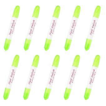 10Pcs Nail Polish Remover Pen Manicure Polish Correction Tools
