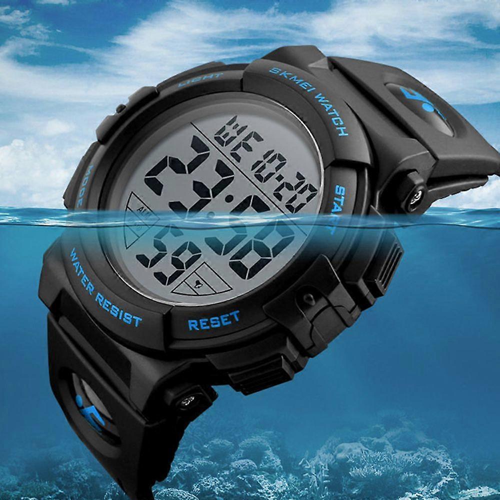 Multifunctional Waterproof Shockproof LED Chronograph Watch