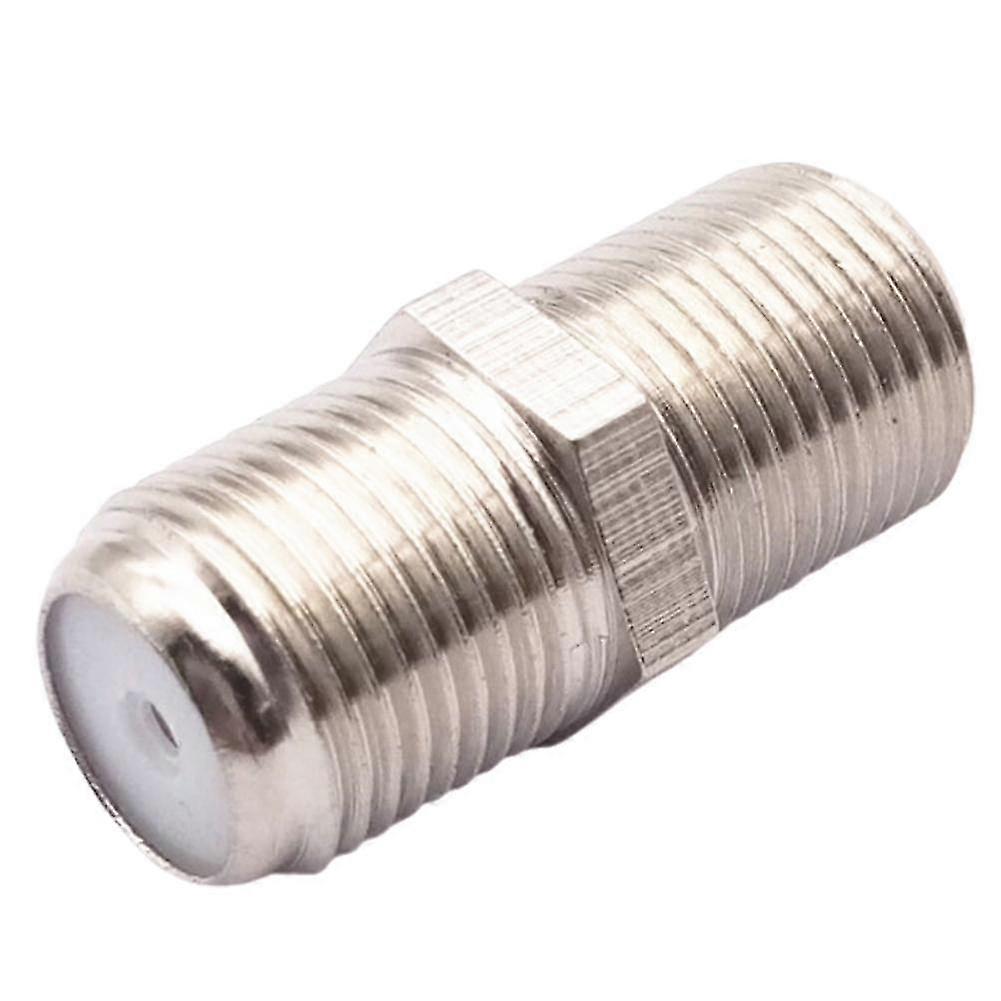 Solid Copper British Short F Head Double Through TV Cable Connector Engineering F Head Extender