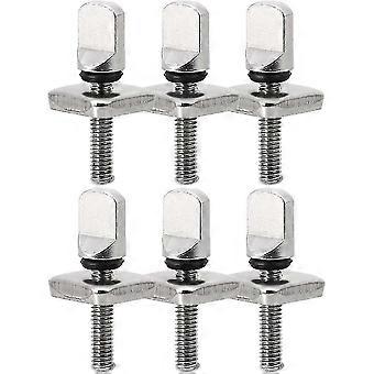 R8 6pcs Surfing Accessories No Tool Metal Fin Screw Thumb Fin Screw For Men Women Surfboard Surf Longboard Paddleboard And Sup