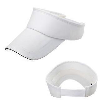 Justerbar solkeps sportvisir skyddar mot solbränna UV-skydd för reseövningar Vit 30.00X15.00X0.50CM 1st