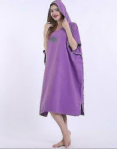 Beach Towel Poncho Compatible with Adults_a