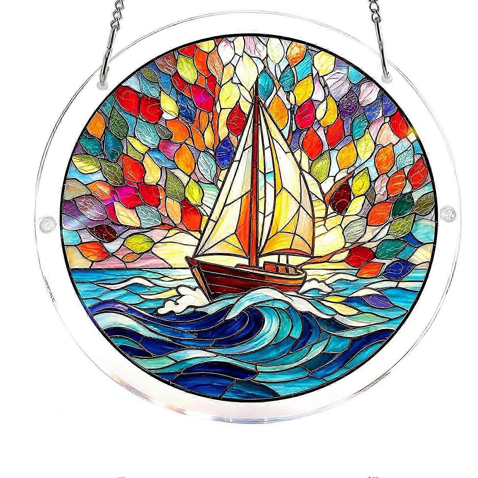 Artistic Light Puzzle Suncatcher