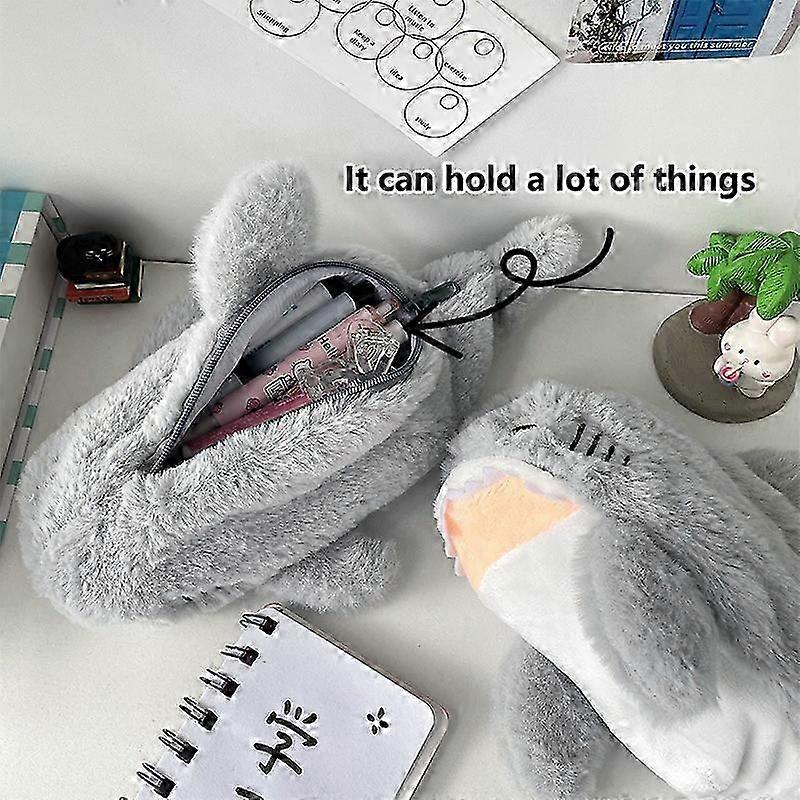 Plush Ocean Shark Pencil Case