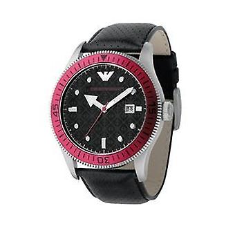 Armani sport Quartz Analog Men's Watch with AR0567 Cowskin Bracelet
