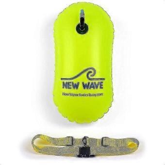 New Wave Swim Foam compatible with Open Water Swimmers And Triathletes - Use This Safe Swim Buoy To Tow Floats When Swimming