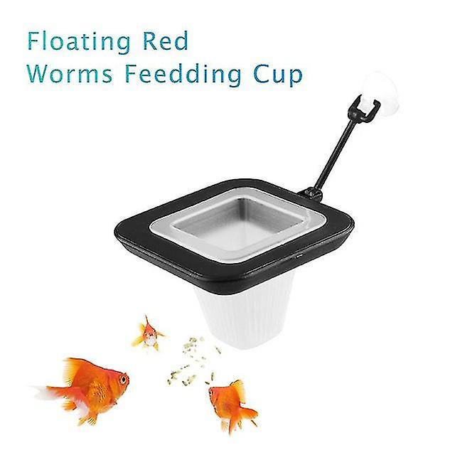 Floting Red Worms Feedding Cup
