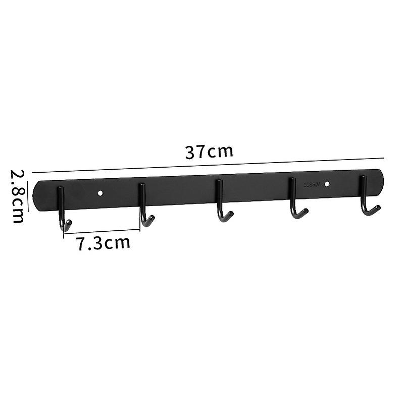 Wall Coat Rack, Black