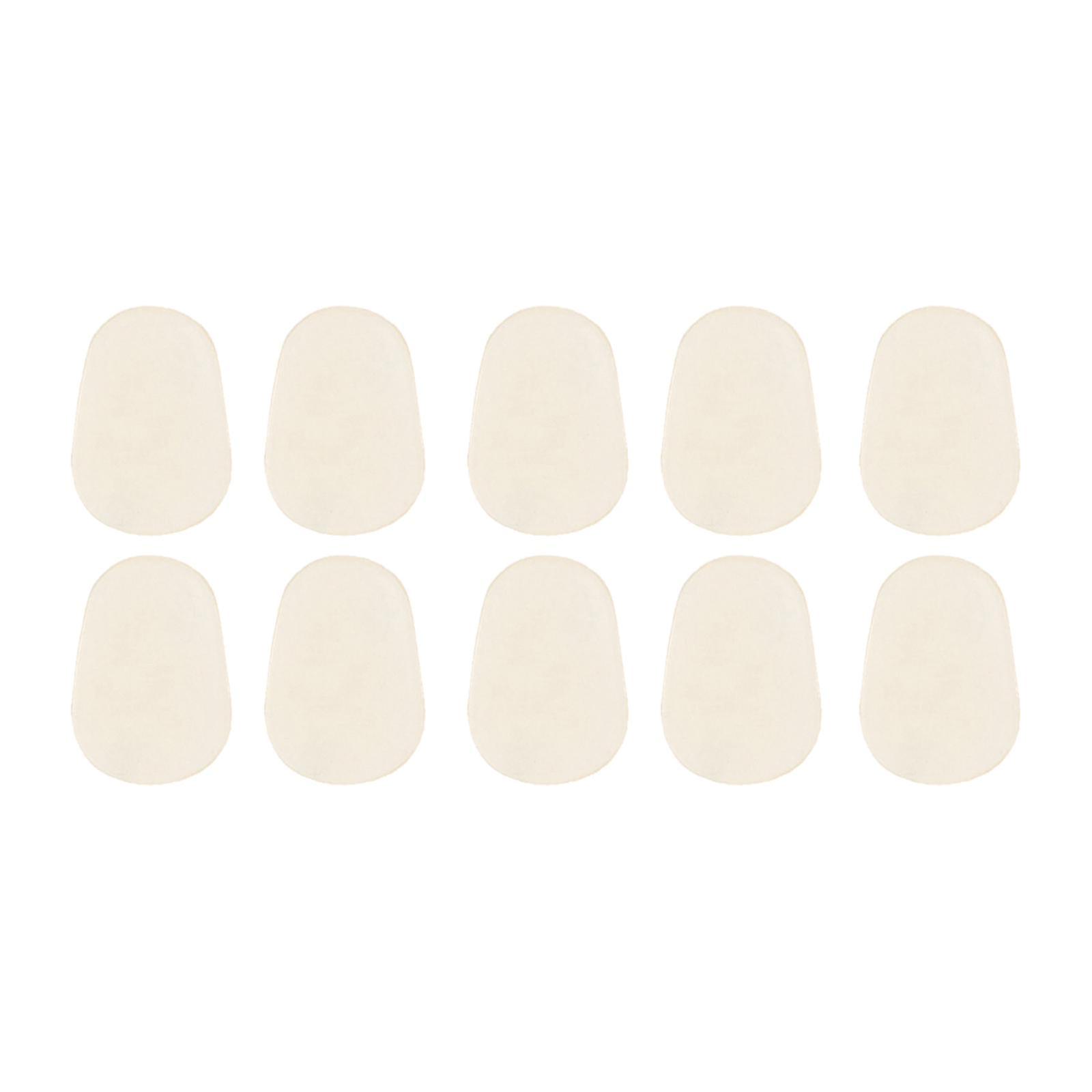 10x Sax Mouthpiece Patches Pads Pad Parts Silicone for Wind Instruments Sax Clear