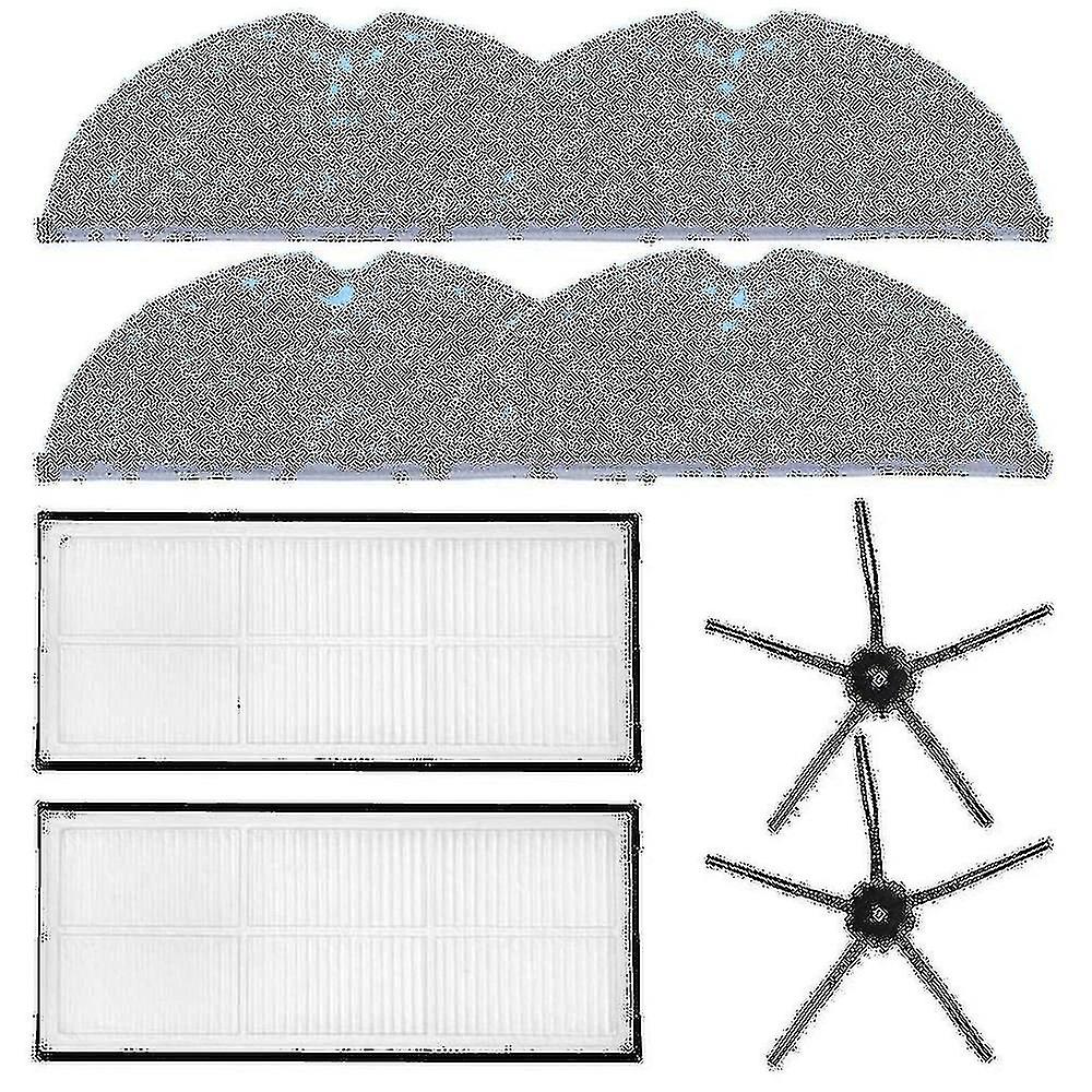 For Roborock S7 T7 T7 Plus 8-pack With Filter & Side Brush & Wipe