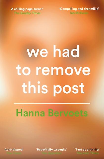 We Had To Remove This Post by Hanna Bervoets Paperback