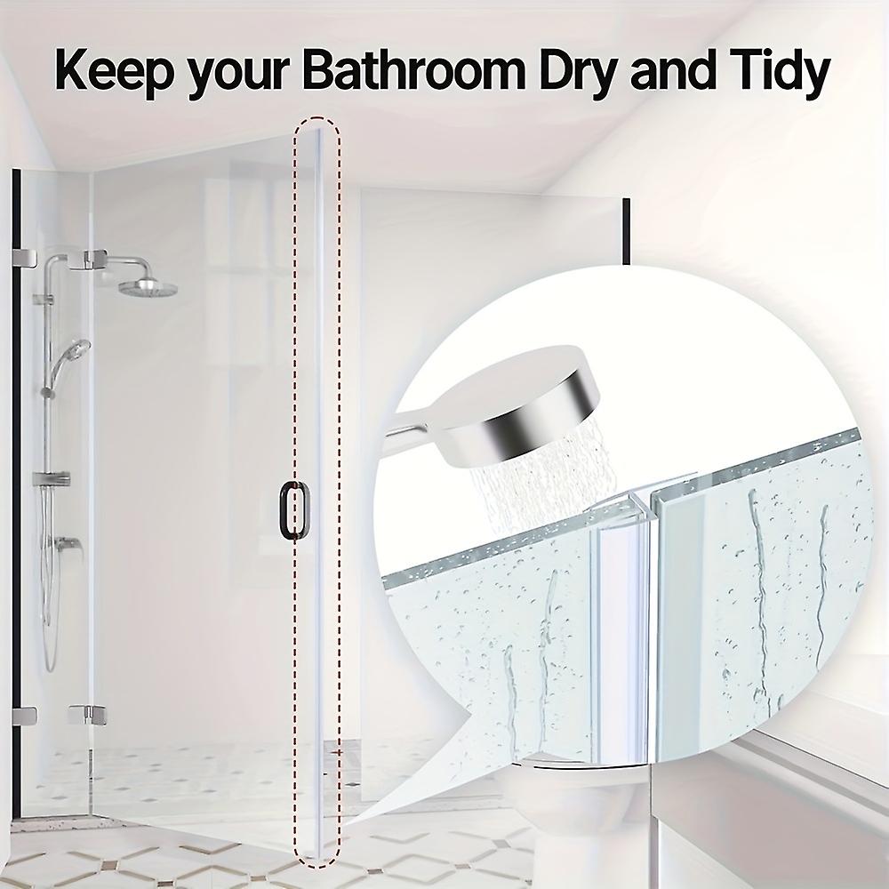 1/2/3/4pcs Glass Shower Door Seal Strip Shower Door Seal Side Seal ...