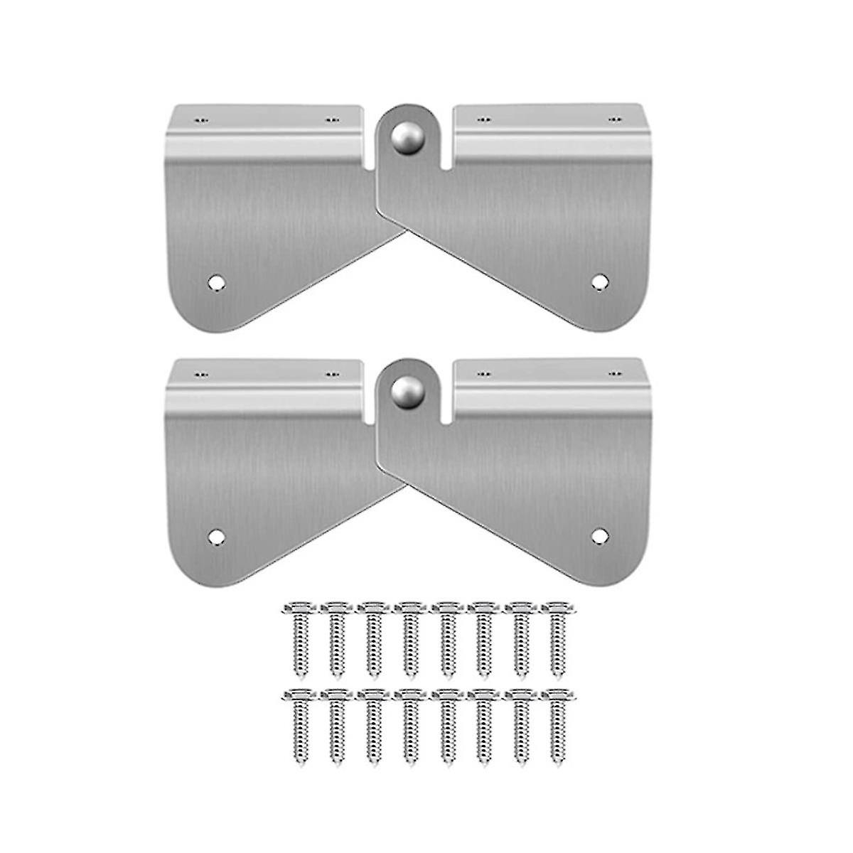2pcs Gutter Extension Hinge, Downspout Extension Flip-up Hinge, Easy Installation Any Size Rectangl
