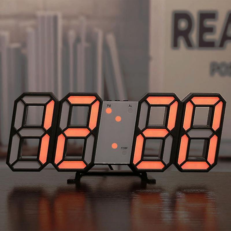 1pc 3d Led Digital Clock Bedroom Led Clock For Home Decor