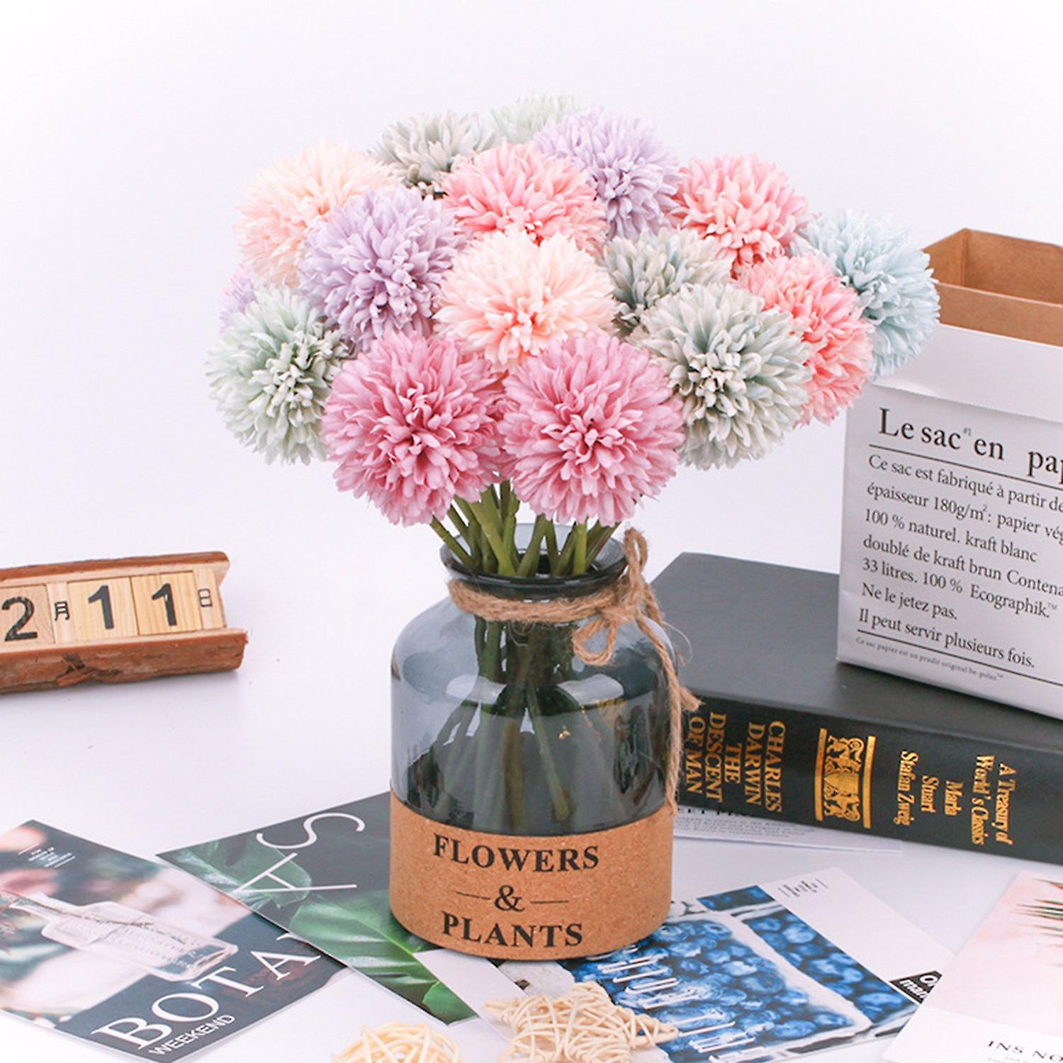 Artificial Flower Elegant Decorative Soft Chrysanthemum Simulation Flower for Gifts