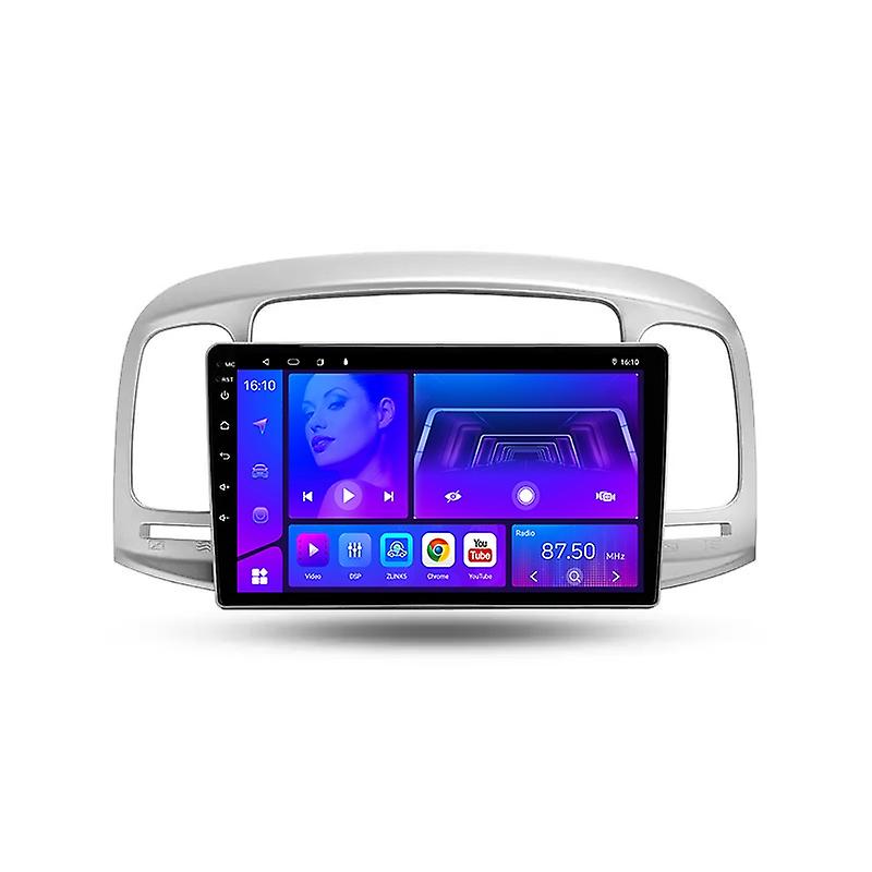 Car Radio Android Auto Video Multimedia Player For Hyundai Accent 3 2006 - 2011 Carplay 2din dvd gps