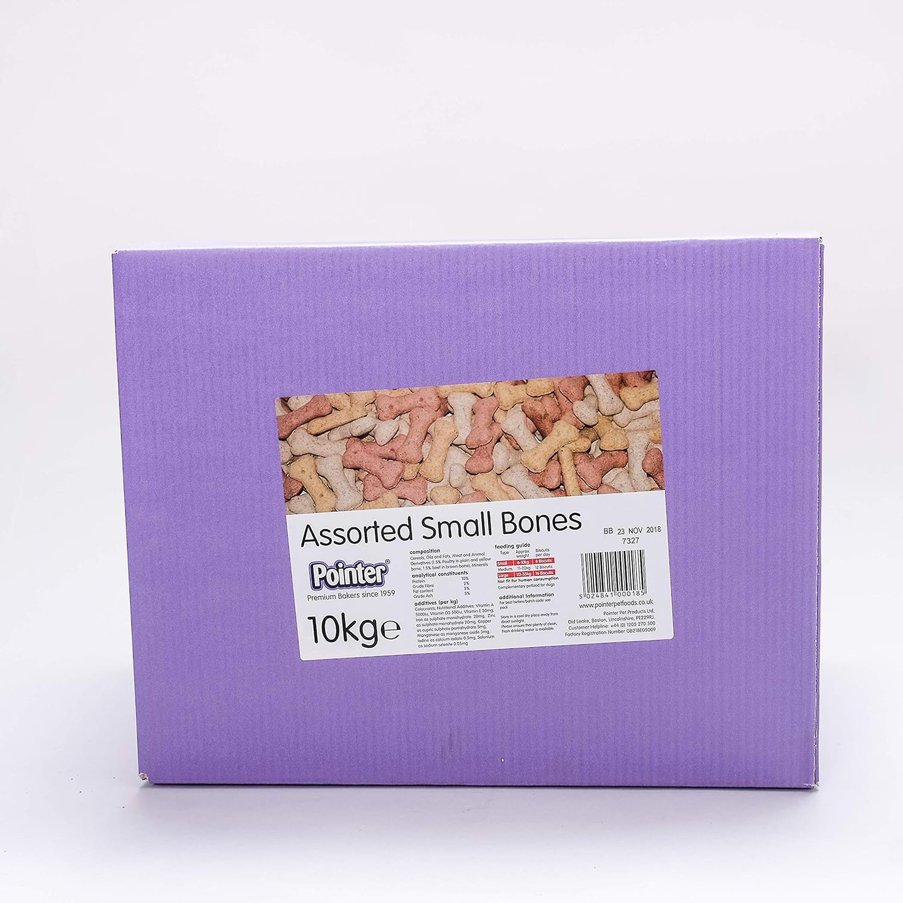 Pointer Assorted Mini Bones Dog Treat 10kg