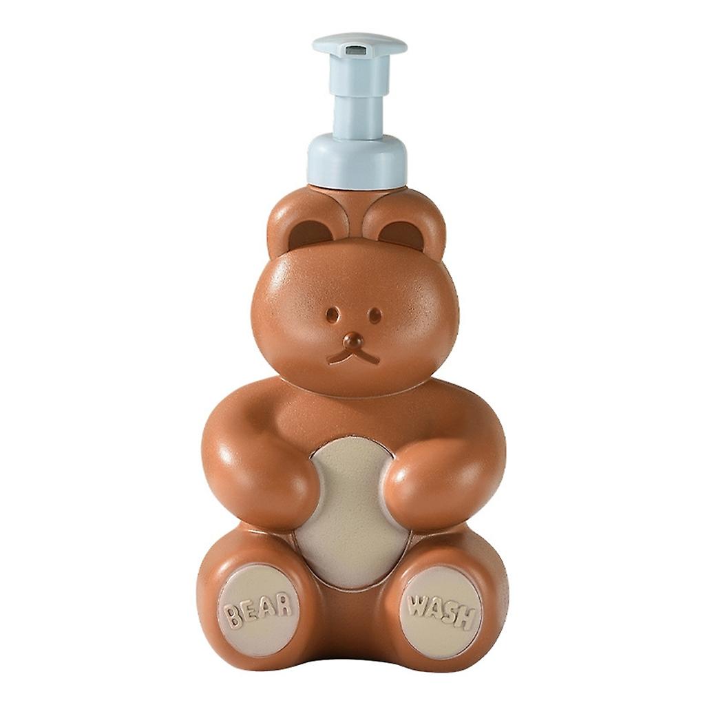 Refillable Pump Bottle Bathroom Accessories Cute Bear Foaming Soap Dispenser