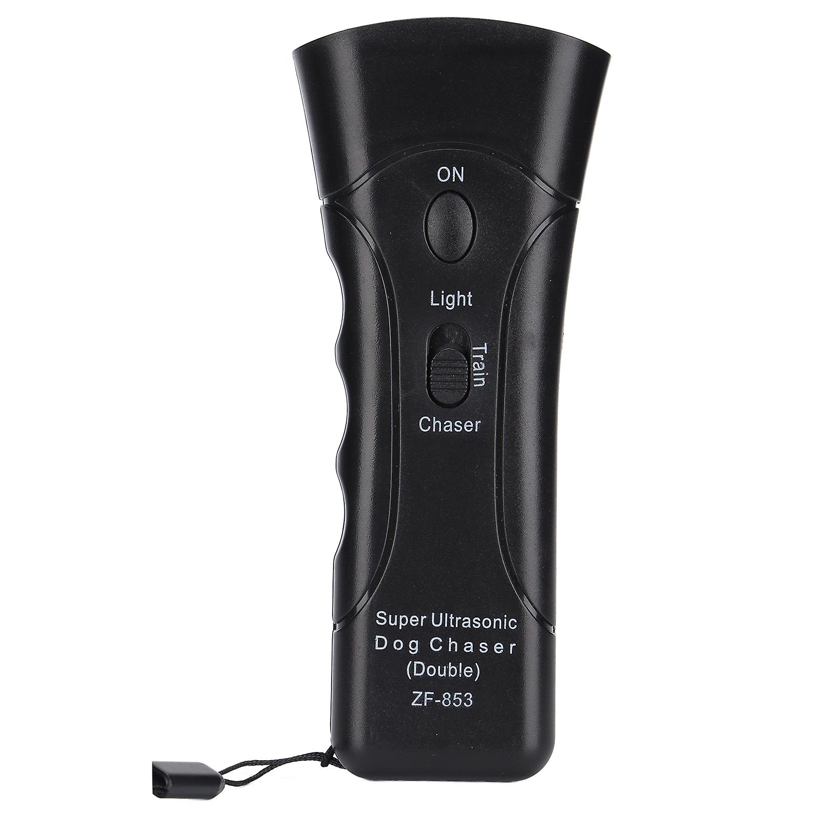 Handheld Ultrasonic Dog Repellent & Training Device with LED Light - Safe & Effective