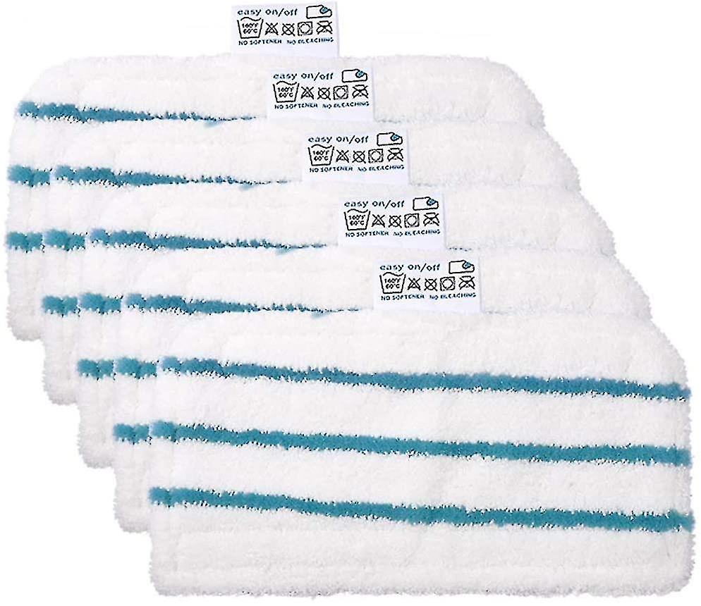 5 vaskbare mikrofiberpuder til black & decker dampmopper