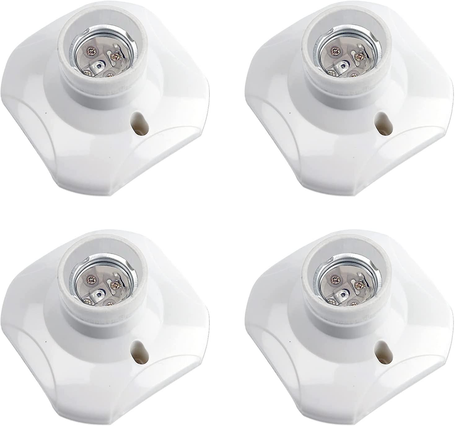 E27 Screw-in Ceiling Socket, E27 Garage Socket, AC 220-240V, LED Bulb Socket Holder, E27 Ceiling Bas