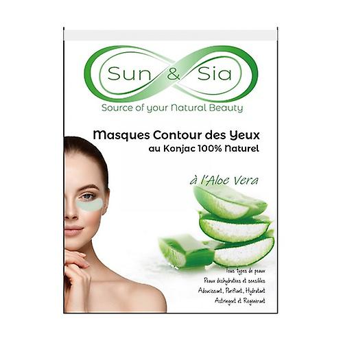 Konjac Eye Contour Mask with Aloe Vera 1 unit