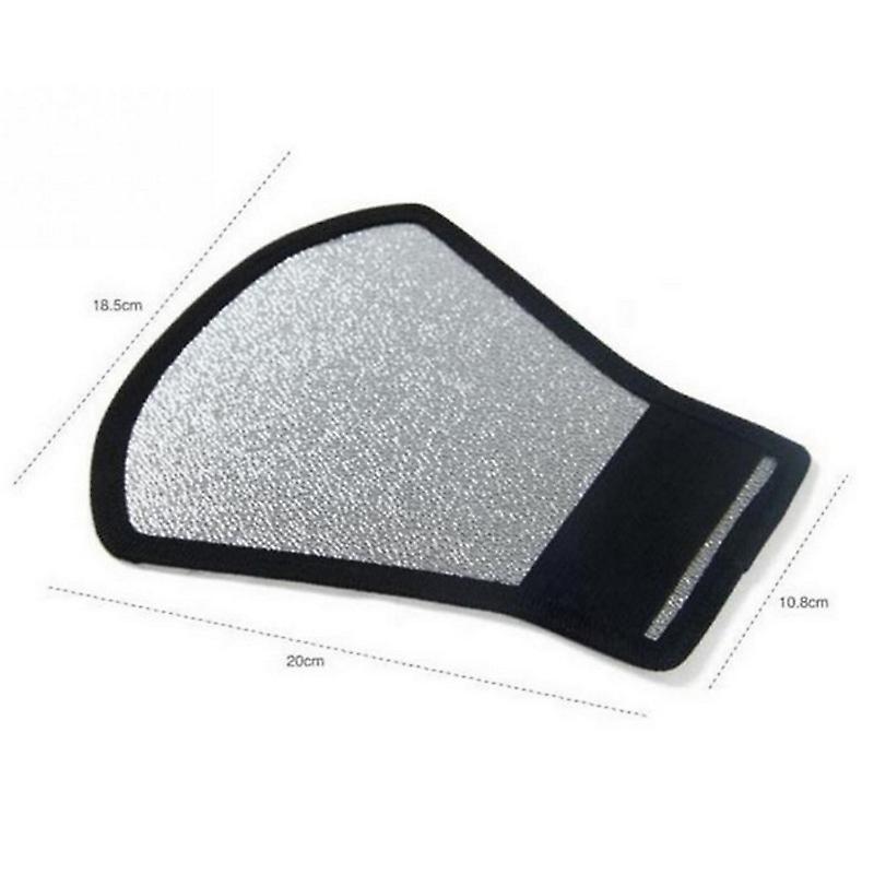 DSLR camera external flash, on-camera light, diffuser, diffuser plate, silver-white reflector