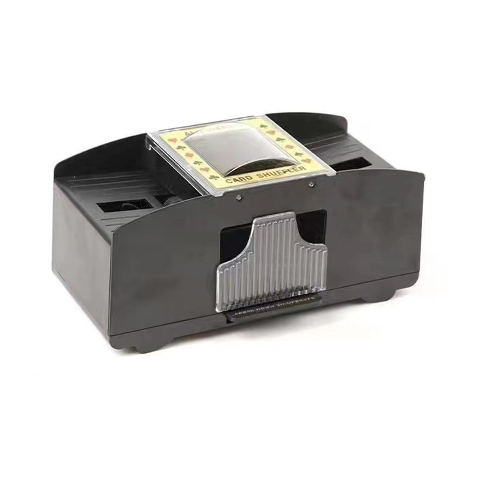2-Decks/4-Decks Automatic Card Shuffler Battery Powered Card Shuffler for Party Games Nights
