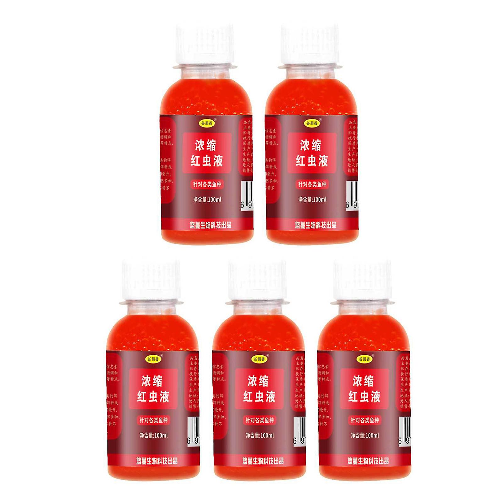 Strong Fish Attractant Red Worm Liquid Fishing Necessary Baits for Lake Sea Pond