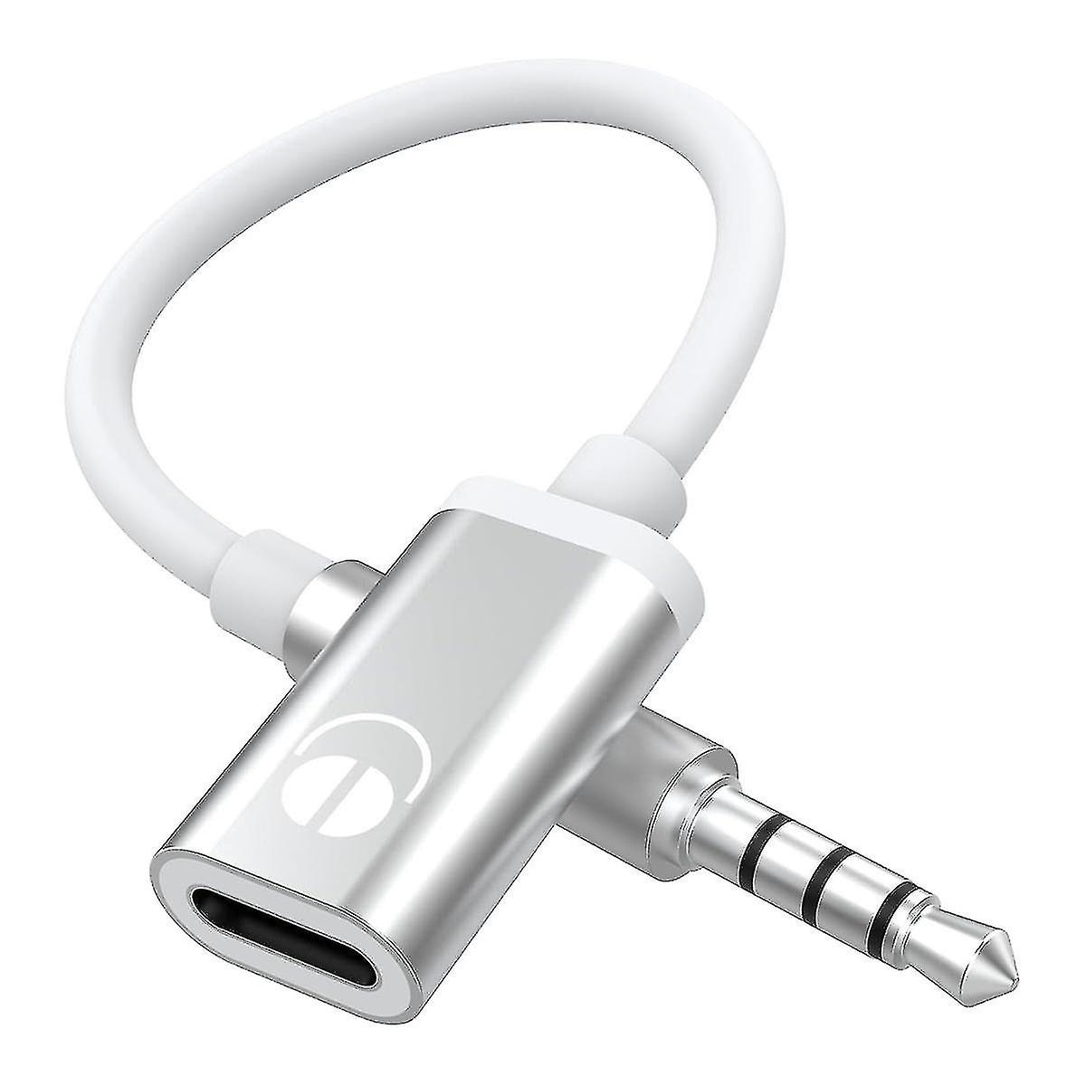 3.5mm ذكر إلى نوع C أنثى كابل الصوت الحبل ، التناظرية جاك الصوت سماعة محول الصوت لمشغل MP3 ، كمبيوتر محمول ، أقراص